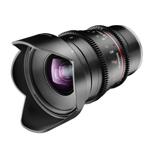 Samyang MF Videoobjektiv 20mm T1,9 Video DSLR Canon EF, 1021540