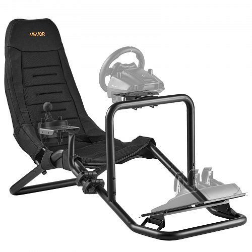 VEVOR Lenkständer für Simulator-Cockpits, kompatibel mit Logitech G25-923, Thrustmaster T300RS-T3PA-PRO, schwarz, ZXZCYTSCGBKZA2NPX001V0