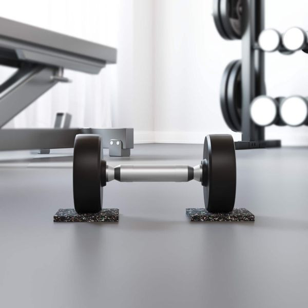 vidaXL Gummiwalze Schwarz Gummi, 42027300, 8721364583733