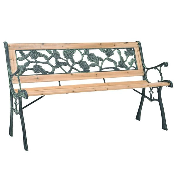 vidaXL Gartenbank 122 cm Holz, 40261