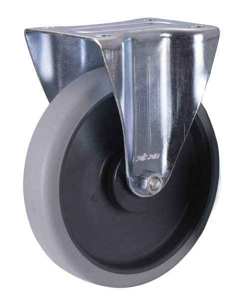 VARIOfit Bockrolle thermoplastisch, 200 x 40 mm, grau, mit thermoplastischer Bandage, bpg-200.050