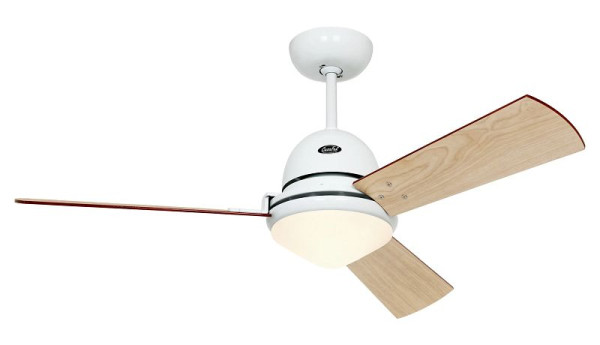 CasaFan Deckenventilator Libeccio Lack weiß mit Fernbedienung, 9314254
