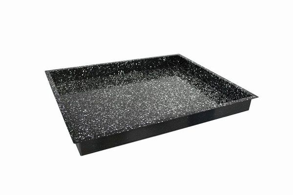 Schneider Backblech GN 2/1 Granit-Emaille, 530x650x20 mm, aus emailliertem Stahl, 382500