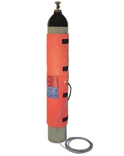 DENIOS Heizmantel für Gasflaschen, T4 Ex-Schutz, 100 Watt, 236437