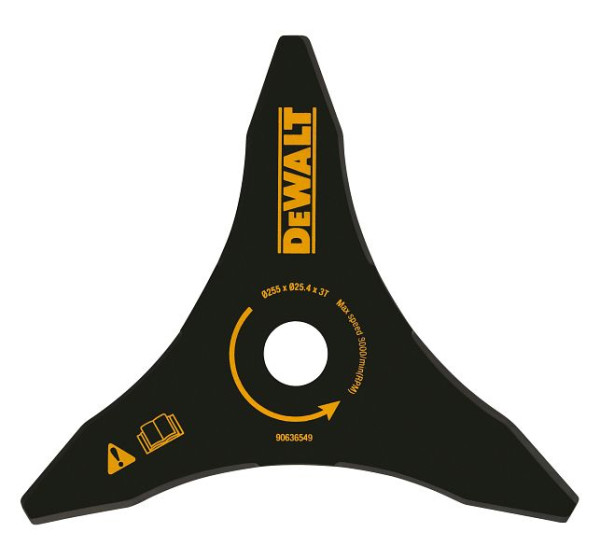 DeWalt Dickichtmesser, 3 Flügel, für Akku-Motorsense und -Rasentrimmer, DT20653-QZ