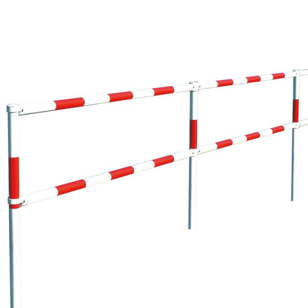 STEIN HGS MORION Systemgeländer, SET, rot-weiß, Länge 10,91 m, 84503.0001