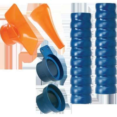 LOC-LINE Kühlmittelschlauch Reduzierung 3/8 Auf 1/4 – 4 Stück, Gewinde-Adapter, Original LOC-LINE, Für Modulare Schlauchsysteme