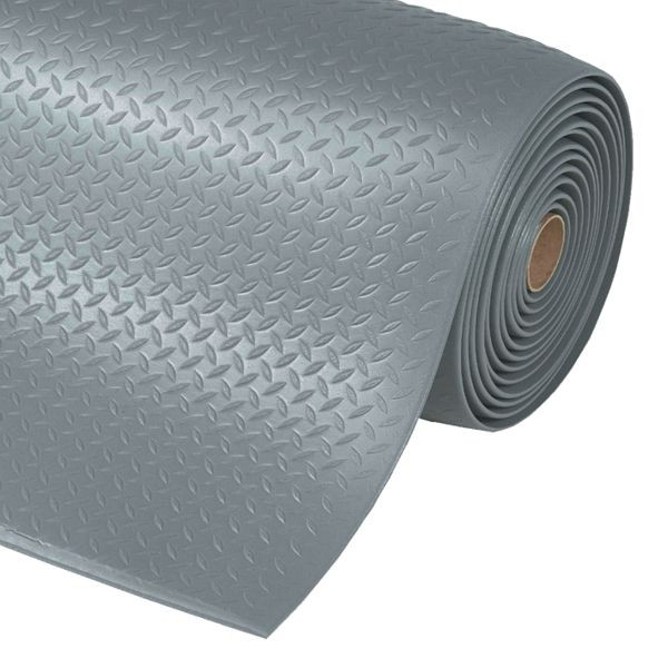 Notrax Diamond Sof-Tred Arbeitsplatzmatten Ergonomie Anti- Ermüdung 419, Grau, 122cm x 18.3m, 419R0048GY