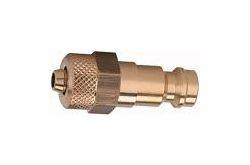 Riegler Nippel NW 5, Messing blank, für Schlauch, 107155