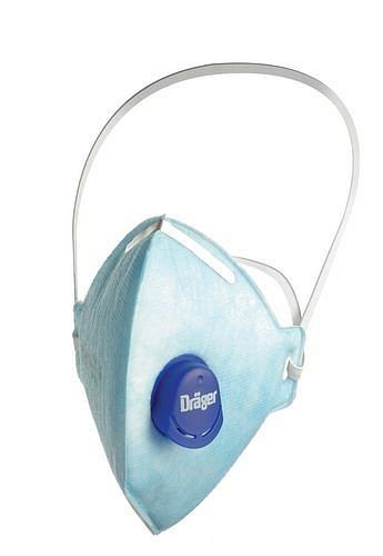 Dräger partikelfilter Halbmaske X-plore 1720 V Odour, Ventil+Aktivkohle, FFP2, NR, VE: 10 Stück, 180081