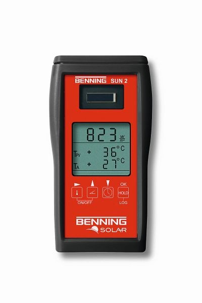 Benning SUN 2, Einstrahlungs- und Temperaturmessgerät Datalog USB, 050420