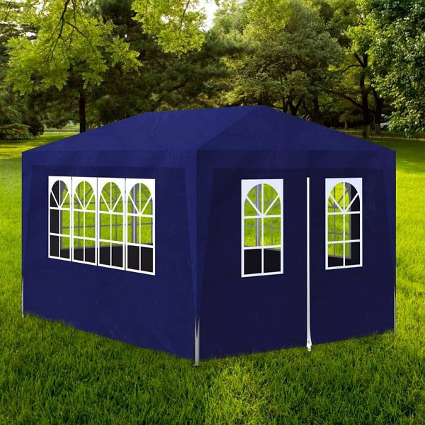 vidaXL Partyzelt 3x4 m Blau, 90335