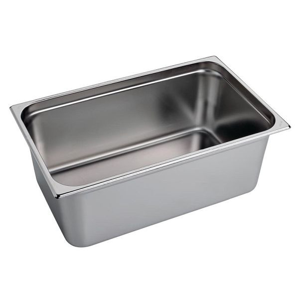 Gastro M Edelstahl GN-Behälter 20cm GN1/1, verstärkte Kanten, GR728