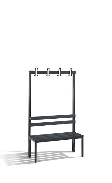 C+P Garderobenbank einseitig Basic, H1650xB1000xT400mm, 8050-100 S10068