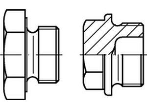 Verschlußschrauben DIN 7604 Stahl C M 22 x 1,5 VE=S (25 Stück)