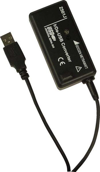 Gossen Metrawatt Schnittstellenadapter für Prüfgeräteanschluss an PC (IrDA-USB), Z501J