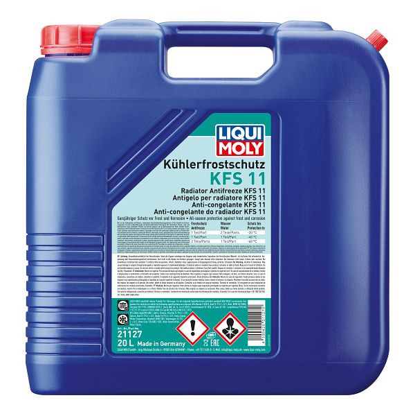 LIQUI MOLY Kühlerfrostschutz KFS 11, Kanister Kunststoff, VE: 20 Liter, 21127
