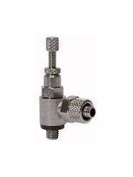 Riegler Drosselrückschlagventil, Abluftdrosselung ( C ), Anschluss Schnellverschraubung, 106948