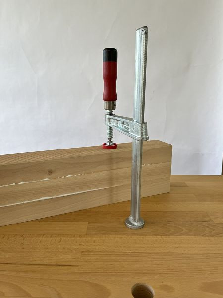 Ulmia Steckspannzwinge, für Bohrung 30 mm Ø max. Spannhöhe 290 mm, 196.510, 4044637196510