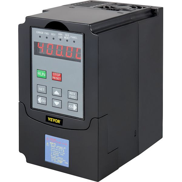 VEVOR 4KW Frequenzumrichter VFD 220V 5HP Professional Frequenzwandler Inverter Antrieb für Spindelmotor (4 kW), 4.0KW220VBPQ00001V0