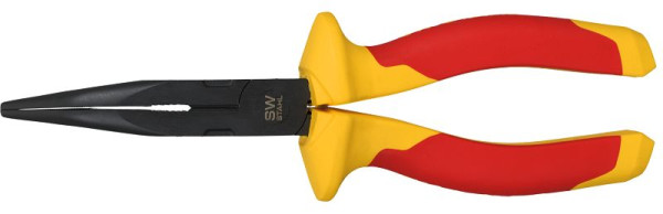 SW-Stahl Spitzzange, gebogen, 200 mm, 1.000 Volt, VDE, 40875L