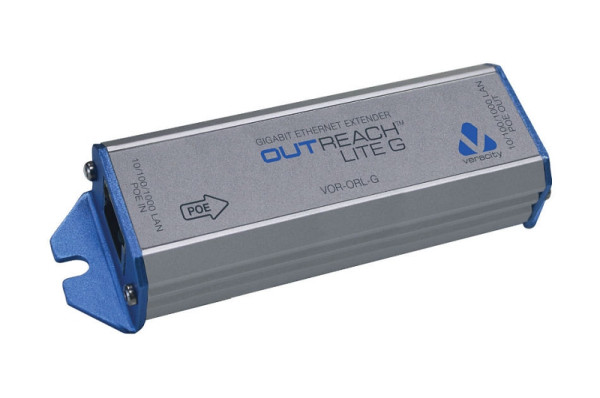 Veracity Gigabit Ethernet Extender, max 800m, IP66, Wandmontage, Indoor, -40°C bis +70°C, VOR-ORL-G