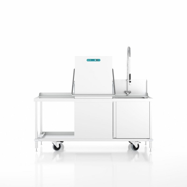 Ackermann Spülmaschinen Spülmobil H50V3 - H 540, mit Maschine und Schlauchpendelbrause, 9001064