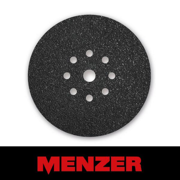 Menzer Klett-Schleifscheibe, 9 Loch, Ø 225 mm, Körnung 16, Siliciumcarbid, VE: 10, 231241016