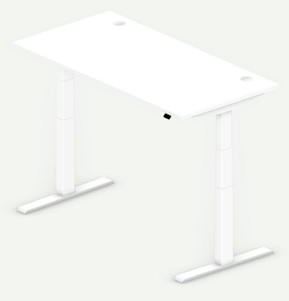 Deskin Sitz-/ Stehtisch Comfort MULTI M, Dekor weiß, B 1600 x T 800 x H 640-1300 mm, 281848