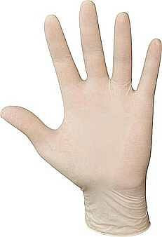 tprosafe Einweghandschuh PROskin LATEX puderfrei, Größe 9, VE: 100 Stück/Box, tp.1050404009