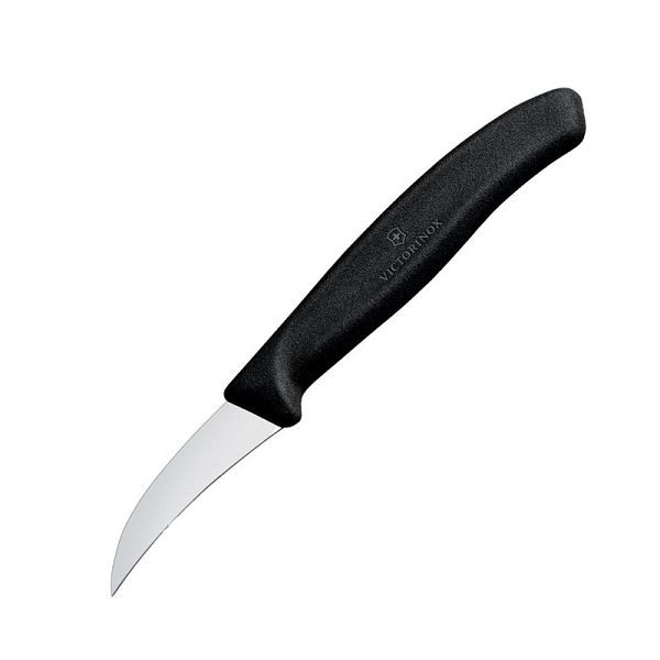 Victorinox Formmesser mit gebogene Klinge 8cm Schwarz, CX741