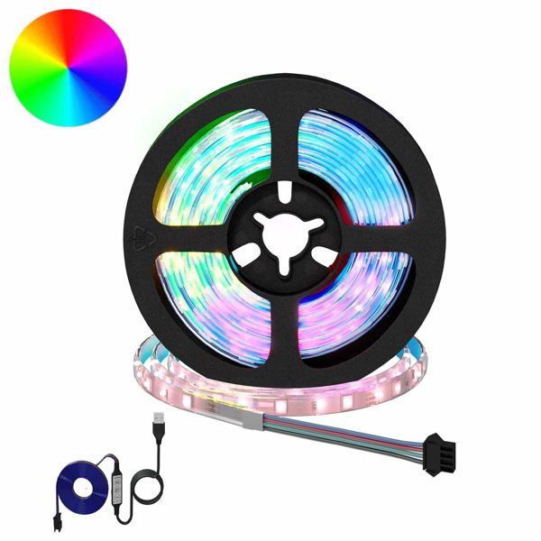 vidaXL LED Streifen 12-teilig Schwarz und Transparent 950 mm, 3429117