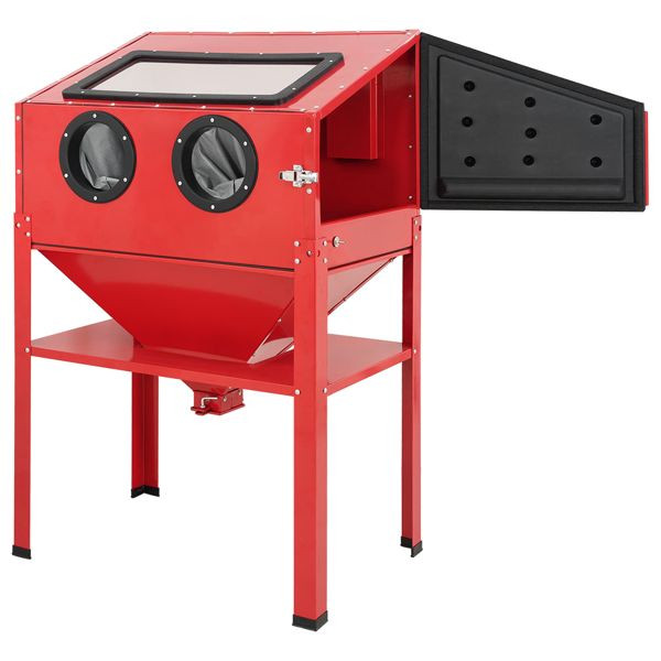 vidaXL Sandstrahlkabine 226 L 125 PSI Kaltgewalzter Stahl, 42012446
