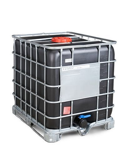 DENIOS Recobulk IBC Gefahrgut-Container, UV, Stahlkufen, 1000 l, NW225 / NW80, 266208