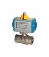 Produktbild von Riegler Messingkugelhahn, Stellantrieb doppeltwirkend, 103530 Riegler Messingkugelhahn, Stellantrieb doppeltwirkend, 103530