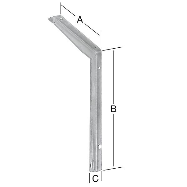 Vormann T-Profil-Konsolen 250 x 300 mm, feuerverzinkt, 000156250ZF