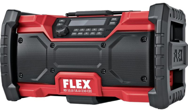 FLEX Digitales Akku-Baustellenradio 10,8 / 18,0 V RD 10.8/18.0/230, 484857