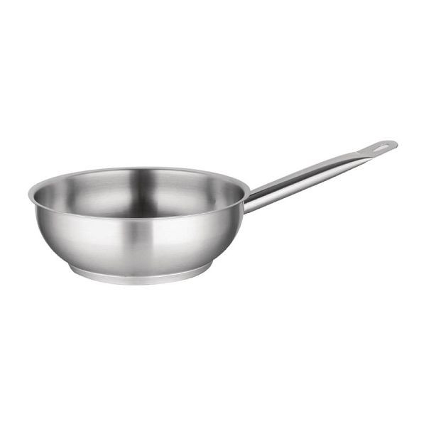 Vogue Edelstahl Sauteuse 20cm, langlebige, robuste Konstruktion, M947