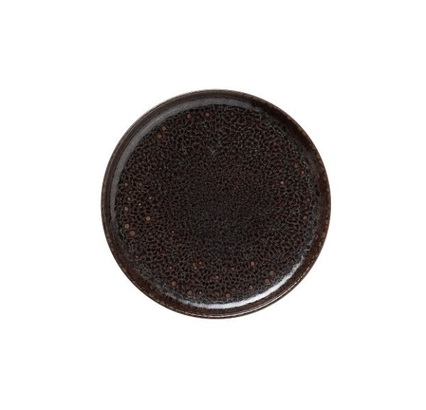 WAS Teller, flach, Ø 17,5 cm, metallic brown, rund, VE: 6 Stück, 452001017