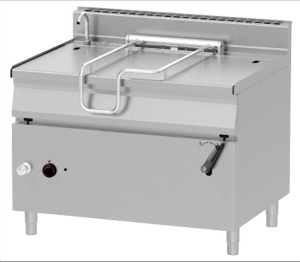 RM Thermik Serie 900, Gas-Kippbratpfanne, 120 L, Gusseisen, manuelle Kippvorrichtung, BR-90/120G