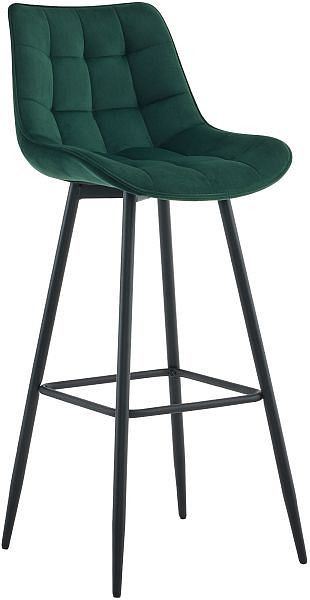 CLP Barhocker Dartford Samt, grün, 324333, 4255716323806