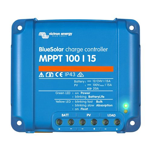 Victron Energy Solarladeregler MPPT BlueSolar MPPT 100/15, 1-67-008525, SCC010015200R