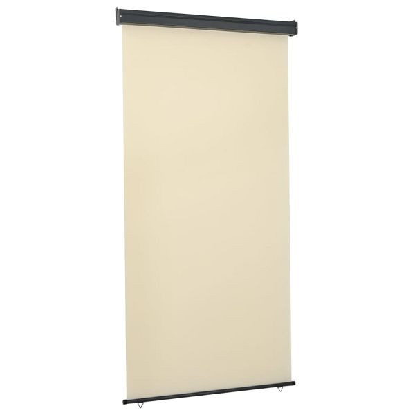 vidaXL Balkon-Seitenmarkise 122x250 cm Creme, 317845, 8720286769089