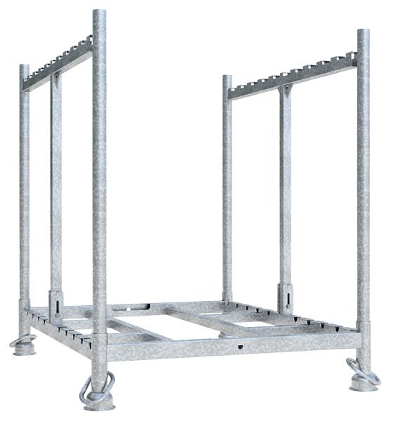 Schake Lager und Transportpalette für 10 Gerüstböcke, 10123-5-10