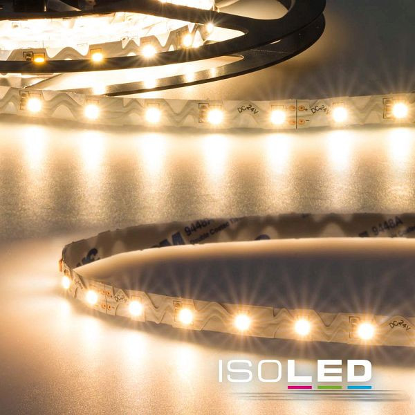 ISOLED LED CRI927 Flexband Curve, 24V 12W, IP20, 2700K, für Winkel und Ecken, 5m Rolle, 60 LED/m, 113853
