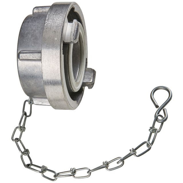 GEKA Blindkupplung STORZ Größe 52-C KA 66mm mit Kette Aluminium Guss, 69.1052