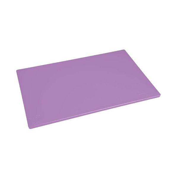 Hygiplas Antibakterielles Schneidebrett mit niedriger Dichte Lila - 450 x 300 x 10 mm, FX110