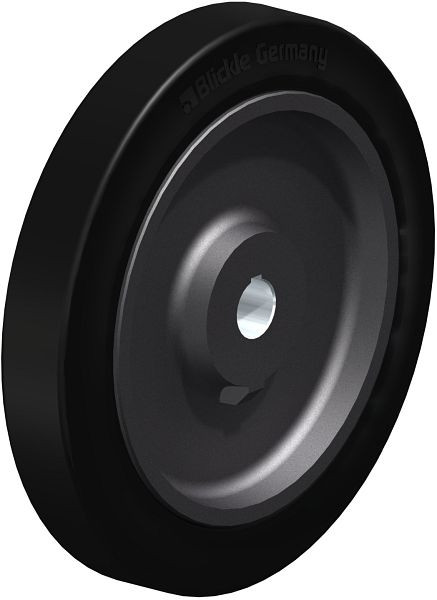 Blickle GEVN 360/35H7 Rad aus Elastik-Vollgummi, Schwarz, 608208