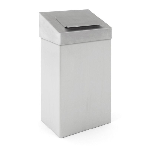 STEIN HGS Abfallbehälter mit hygienischem Oberteil, Edelstahl matt Fpp, 83548.0001