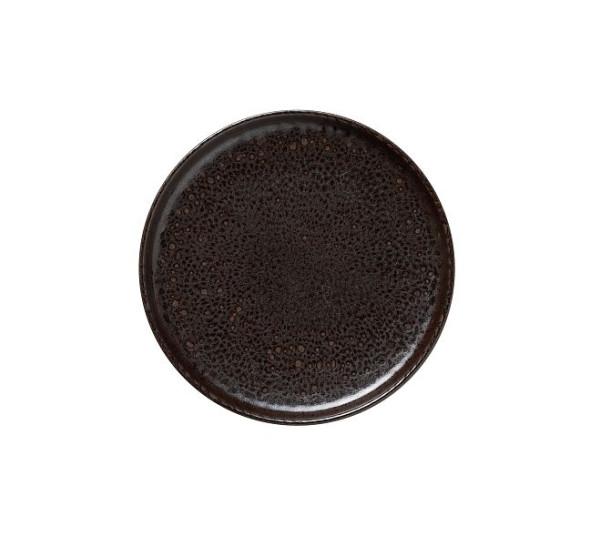 WAS Teller, flach, Ø 22 cm, metallic brown, rund, VE: 6 Stück, 452001022
